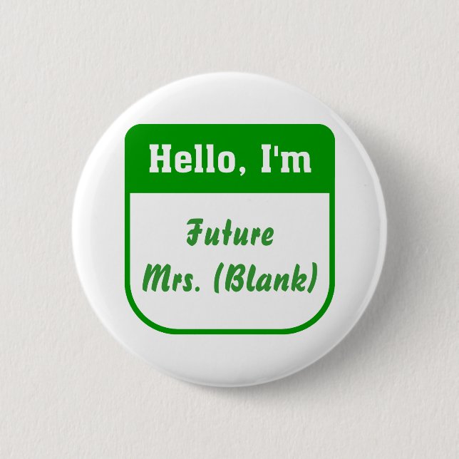 Future Mrs. Pins - Personalised (Front)
