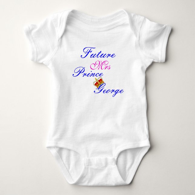 future mrs prince george baby tshirt (Front)