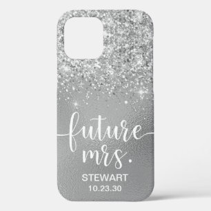 Future Mrs Silver Glitter Case-Mate iPhone Case