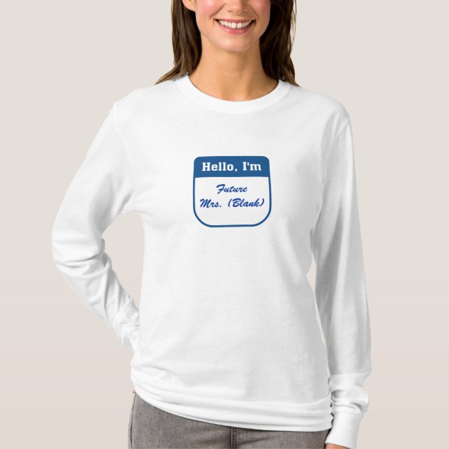 Future Mrs. T-shirts - Personalised (Front)