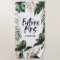 Future Mrs tropical leaf & typography beach towel