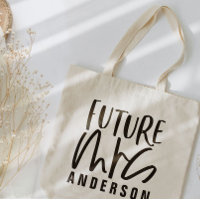 Future mrs typography engagement bride gift