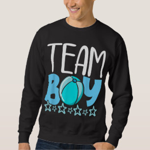 Future Mum Dad Baby Announcement Team Boy Gender R Sweatshirt