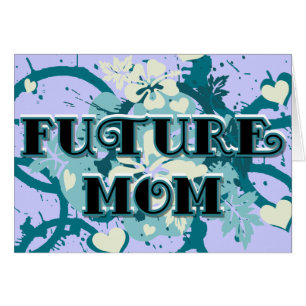 Future Mum - Hearts and Flowers