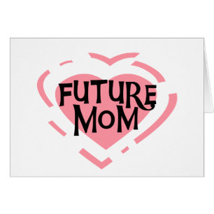 Future Mum Pink Heart Tshirts and Gifts