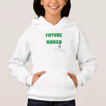 Future Nomad Kelly Green Text Girls