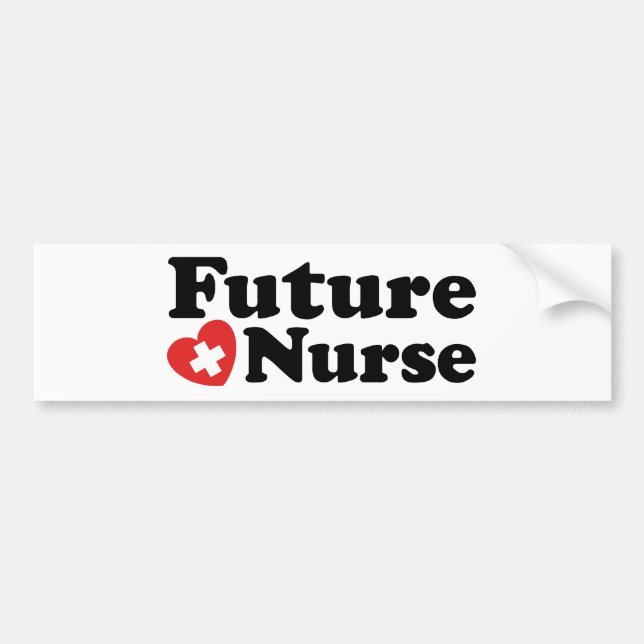 Future Nurse Bumper Sticker (Front)