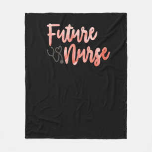 Future Nurse - Career  Fleece Blanket