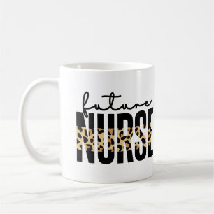 Future Nurse Cheetah Print Nurse in training gifts Coffee Mug