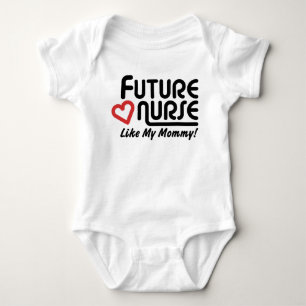 Future Nurse Like My Mummy Baby Bodysuit