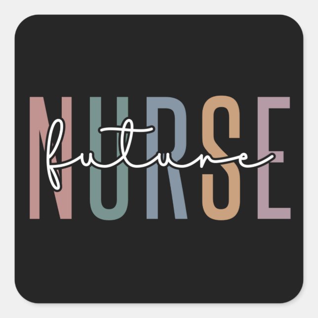Future Nurse | Nurse in training gifts Square Sticker (Front)