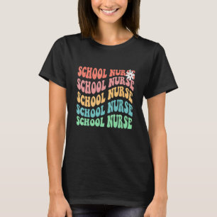 Future Nurse Nursing School Nurse Life Retro Groov T-Shirt