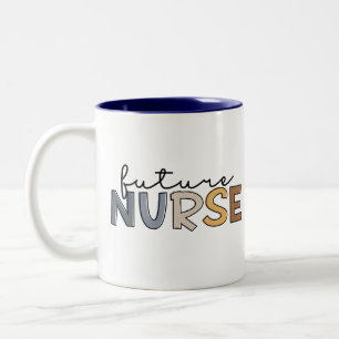 Future Nurse   Nursing School Student Gift Two-Tone Coffee Mug