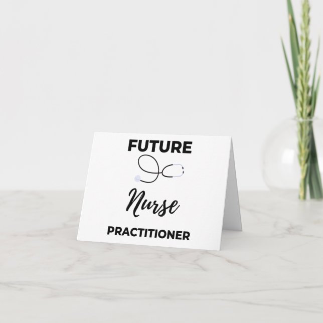 Future Nurse Practitioner 2 Card (Front)