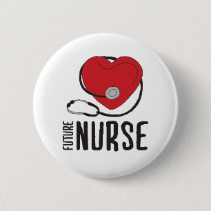 Future Nurse Soon to be Nurse Design 6 Cm Round Badge