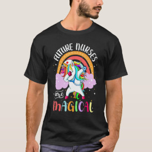 Future Nurses  Rn Nursing Magical Unicorn Rainbow T-Shirt