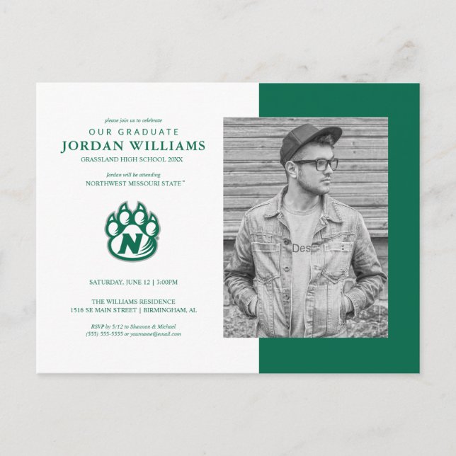 Future NW Missouri State Graduate Announcement Postcard (Front)