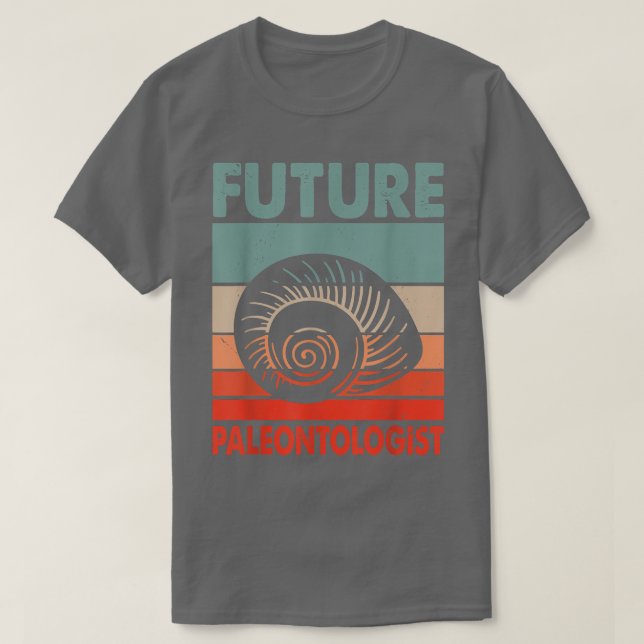 Future Paleontologist Dinosaur Skeleton Funny Foss T-Shirt (Design Front)
