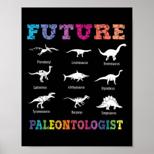 Future Paleontologist Paleontology Dinosaurs Lover Poster