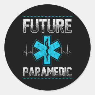 Future Paramedic Student Classic Round Sticker