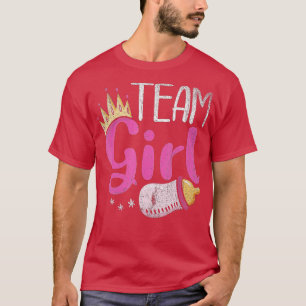 Future Parents Team Girl Baby Announcement Gender T-Shirt