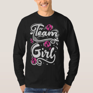Future Parents Team Girl Baby Gender Reveal T-Shirt
