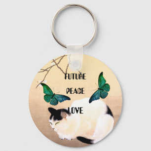 Future, Peace, Love Key Ring