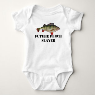 Future Perch Slayer Fishing Baby Shirt