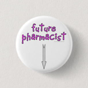 future pharmacist 3 cm round badge
