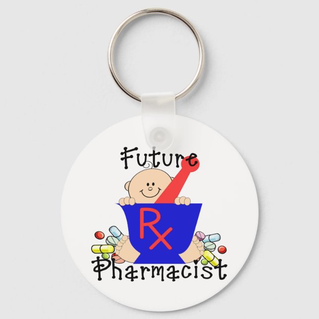 Future Pharmacist Key Ring (Front)