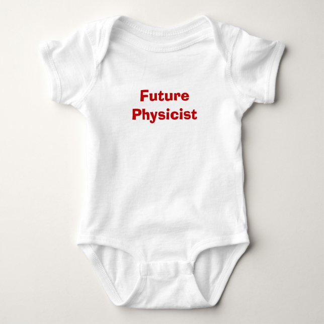 Future Physicist Baby Bodysuit (Front)