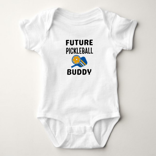 Future Pickleball Buddy Baby Bodysuit (Front)