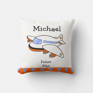 Future Pilot Aeroplane Kid's  Pillow