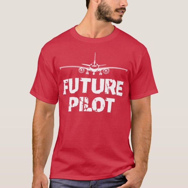 Future Pilot Airplane Pilot vintage T-Shirt (Front)