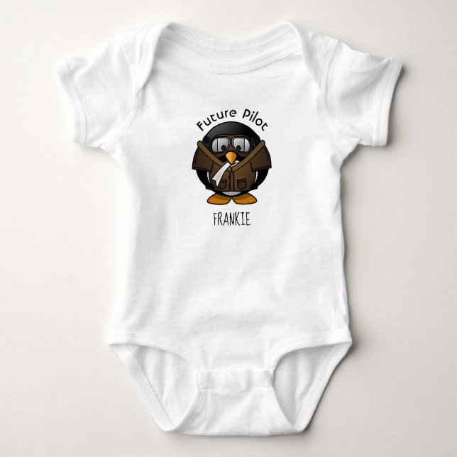Future Pilot Baby Bodysuit (Front)