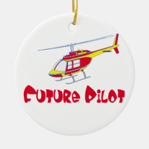 Future pilot ceramic tree decoration