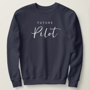 Future Pilot Elegant Typography Sweatshirt