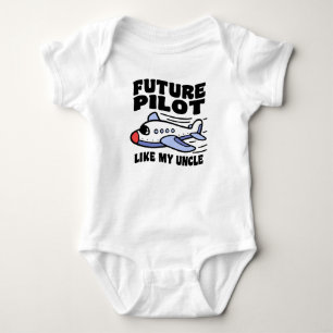 Future Pilot Like My Uncle Baby Bodysuit