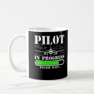 Future Pilot Loading Aeroplane Funny Pilot Coffee Mug