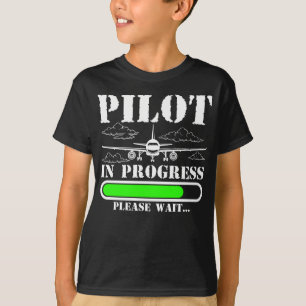 Future Pilot Loading Aeroplane Funny Pilot T-Shirt