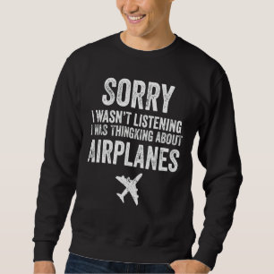 Future Pilot Plane Aviation Themed Kids Aeroplane Sweatshirt