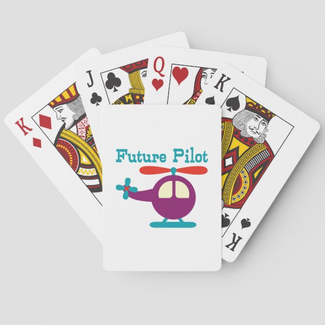 Future Pilot Playing Cards (Back)