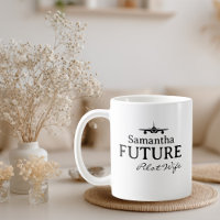 Future Pilot Wife Aeroplane Simple Wedding