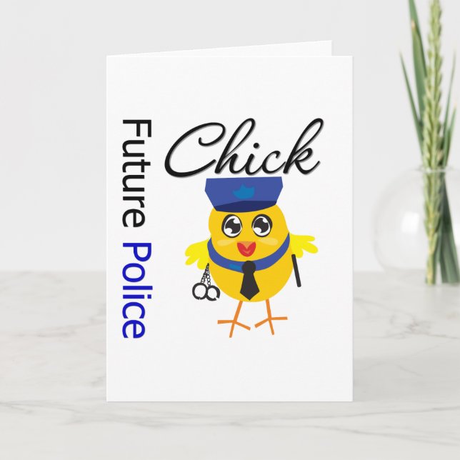 Future Police Chick Card (Front)