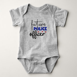 Future Police Officer Baby Bodysuit