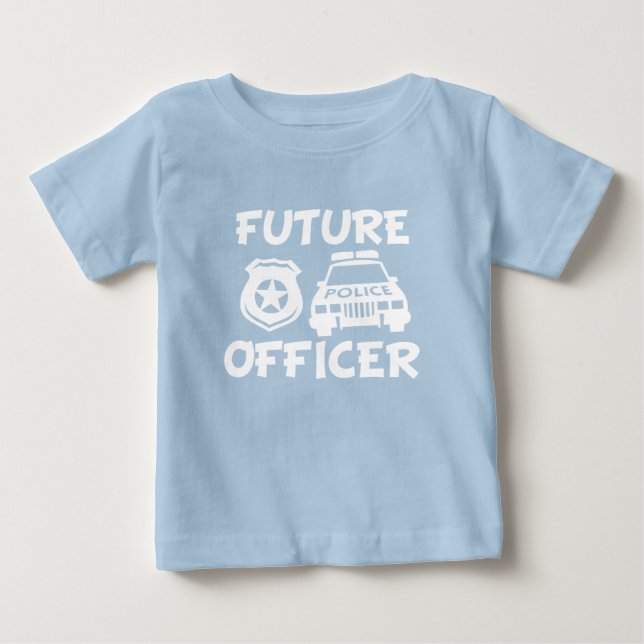 Future Police Officer baby shirt (Front)