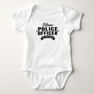 Future Police Officer Like My Daddy Baby Bodysuit