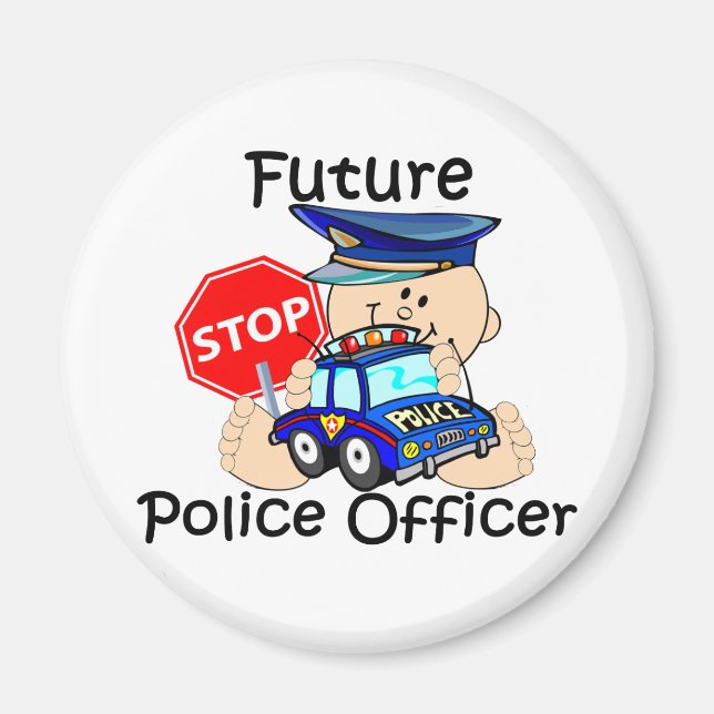 Future Police Officer Magnet (Front)