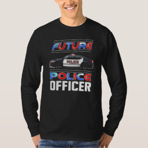 Future Police Officer Officer Costume Future Poli T-Shirt