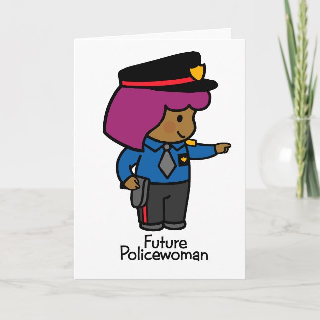 Future Policewoman Card (Front)